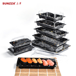 Paquete Sunzza, cubierta antivaho desechable personalizada, blíster de plástico de grado alimenticio para mascotas, embalaje de comida para llevar sushi para fiesta - Product Image 2