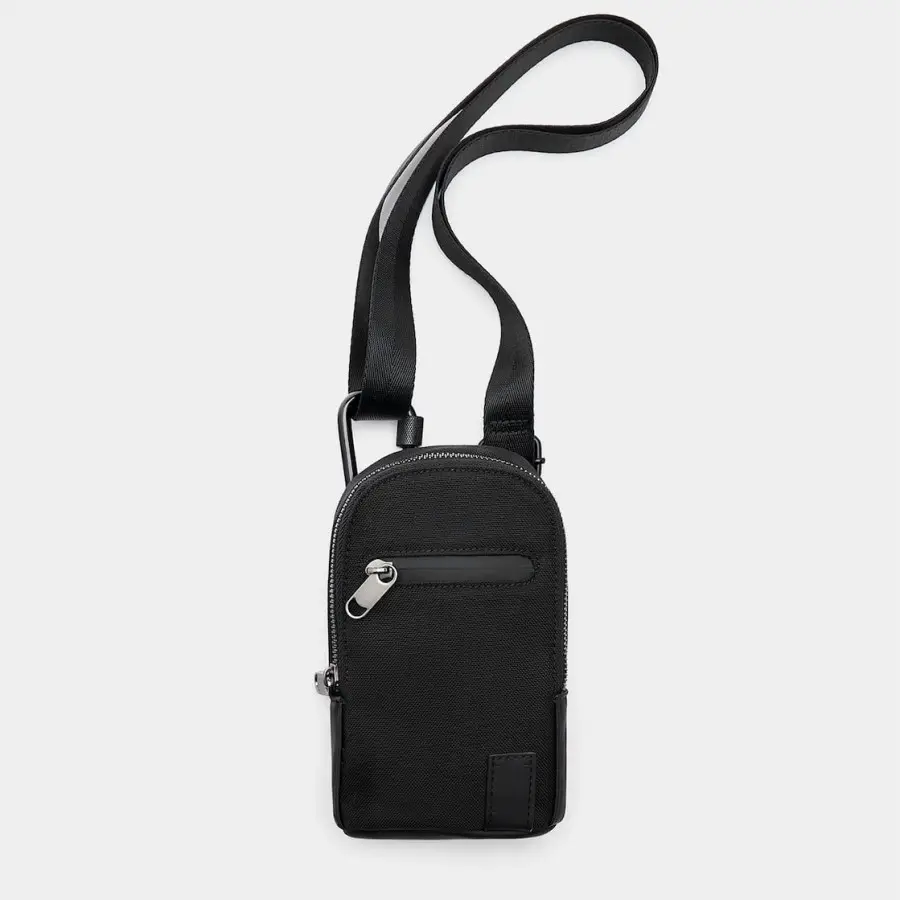 Bolsa de mão pequena de nylon para celular, bolsa de mão pequena de designer para celular, alça ajustável, bolsa de ombro