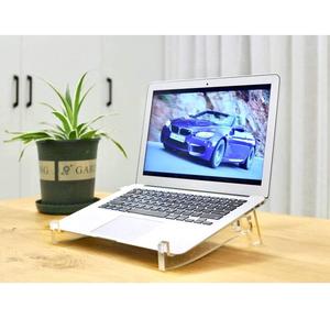 BOSN-soporte portátil de acrílico para ordenador portátil, soporte de refrigeración para portátil, extraíble, Compatible con MacBook Air, Mac Pro - Product Image 1