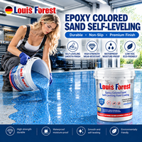 Revêtement de sol époxy auto-nivelant écologique et imperméable Louis Forest en promotion – Couleur personnalisée pour la rénovation des sols en ciment