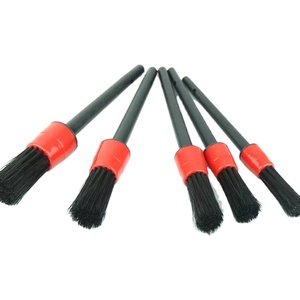 <span class=keywords><strong>Nuova</strong></span> spazzola per pulizia con pennelli per la pulizia della pelliccia per auto con pulizia interna per pneumatici da Crack 5 pz - Product Image 2