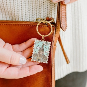 Sellos Vintage Castillo <span class=keywords><strong>de</strong></span> <span class=keywords><strong>Cenicienta</strong></span> Esmalte Llavero Sellos Personalizables Diseño Viaje Regalo Conmemorativo - Product Image 3