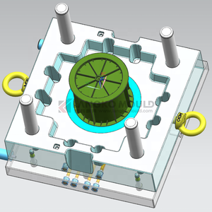 Professional factory price good quality plastic injection ABS concrete test tube block mould