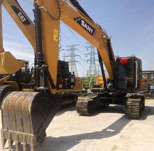 Excavatrice Sany 215C d'occasion pour le transport de matériaux de construction, excavatrice sur chenilles d'occasion Sany en bon état - Product Image 3