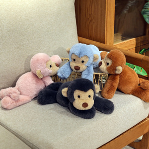 Đồ chơi sang trọng mô phỏng khỉ búp bê siêu mềm sang trọng trẻ em đồng hành búp bê Gối trang trí trang trí nhà - Product Image 3