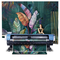 Máquina impresora de tinta UV rollo a rollo de 3,2 M DX5/DX7 cabezal de impresión impresora de papel tapiz CMYK/CMYK + W