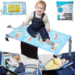 Muestra gratuita de bandeja de viaje para niños para asiento de coche, organizador de bandeja para asiento de coche para niños pequeños, esencial para viajes por carretera, acolchado suave, impermeable - Product Image 1