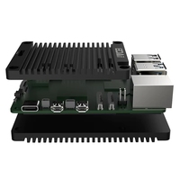 Boîtier en aluminium ouvert à refroidissement passif GGDX Raspberry Pi Ed-pi5case-o 5 X 2