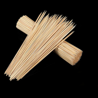 Brochettes en bambou pour barbecue, résistantes à la chaleur, en gros, surface lisse, pour fruits et viandes