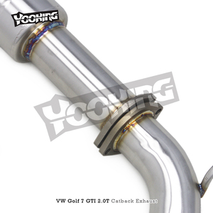 Silencieux d'échappement Catback Valvetronic pour VW <span class=keywords><strong>Golf</strong></span> <span class=keywords><strong>7</strong></span>/MK7 <span class=keywords><strong>GTI</strong></span> 2.0T 2012-2019 Tuyau d'échappement en acier inoxydable - Product Image 5