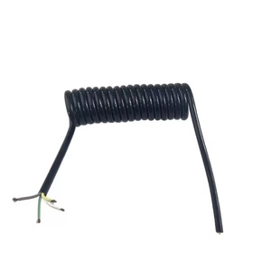 Câble spiralé ignifuge, fil <span class=keywords><strong>de</strong></span> cuivre pur, cordon d'alimentation avec <span class=keywords><strong>gaine</strong></span> en PU <span class=keywords><strong>pour</strong></span> une connexion sécurisée - Product Image 3