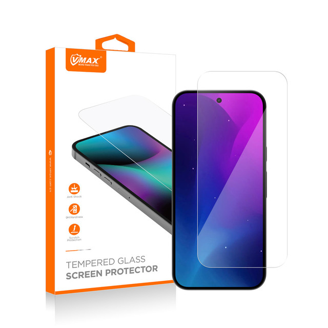 2.5D Screen Protector HD Clear 9H Anti Scratch Bubble Free Shock Resistant Tempered Glass Film for Google Pixel 10 Pro XL 9 8