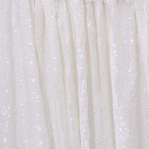 Bán buôn Wedding party thêu long lanh vuông payette Khăn trải bàn 90x156 inch hình chữ nhật màu trắng sequin Vòng bảng vải - Product Image 3