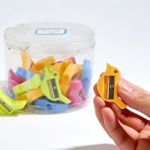 Sacapuntas de Lápices con Forma de Animal de Dibujos Animados para Estudiantes, Venta al por Mayor de Fábrica, Sacapuntas Creativo Mini de 1 Orificio - Product Image 4