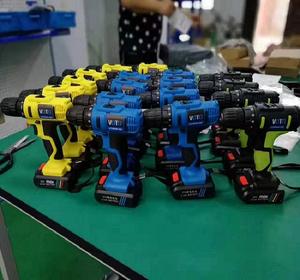 Taladro inalámbrico Llave de impacto Martillo de impacto Molino de ángulo de dirección positiva <span class=keywords><strong>y</strong></span> negativa para varios sitios - Product Image 6