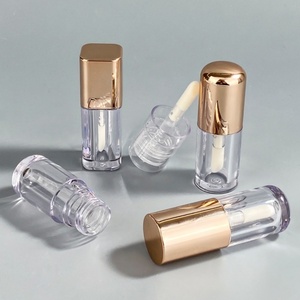 Contenants de brillant à lèvres vides en argent rechargeables de luxe en gros, tubes d'emballage pour brillant à lèvres pour cosmétiques - Product Image 5