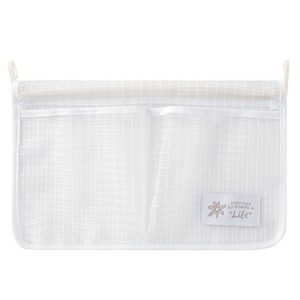 <b>Kitchen</b> <b>Storage</b> Mesh Bag Double Compartment Hanging With Hooks Blue White Multi Function Organizer For <b>Kitchen</b> Bathroom - Product Image 5
