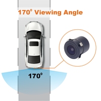 Suministro directo de fábrica Visión nocturna 12V Gran angular Cámara de visión trasera de coche Hd Cámara de respaldo de coche impermeable Cámara de marcha atrás de coche