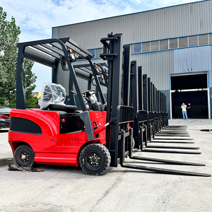 3ton Forklift listrik Heli electrik Manual Stacker Forklift 4 roda kemudi garpu truk Forklift Motor Forklift - Product Image 1