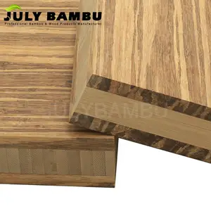 38mm 40mm de espesor Tigre bambú madera Tigre bambú muebles uso 3 capas hoja de madera de Bambú