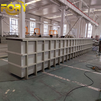 LINYI FORY usine d'anodisation d'aluminium électrolyseur cuve d'anodisation d'aluminium alcalin
