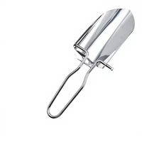 Mini pelle pliable portable en acier inoxydable durable pour la randonnée, accessoires de cuisine, outils de jardinage, pelle de camping