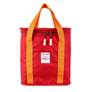 Sac isotherme personnalisé en polyester 600D souple, écologique, imperméable, avec double poignée, pour boîte à lunch, sans danger pour les aliments, motif lettre - Product Image 1