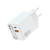 Pengisi Daya Dinding PD65W 3-in-1 MagicBox dengan Kabel Retractable Pengisian Cepat Tahan Api untuk Laptop & Earphone/Kamera