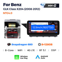 MEKEDE Android 14 8+256G Car-Play Auto Multimedia Navigasi untuk Benz GLK Class X204 NTG4.0 NTG4.5 Radio Mobil BT DSP