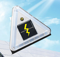 6 pièces LED magnétique Signal de signalisation Led éclairage d'urgence extérieur voiture solaire avertissement Flash lumière stroboscopique lampe d'avertissement de sécurité