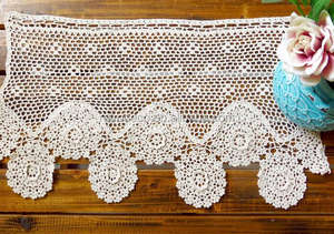 Curtain produksi cepat pabrik dengan MOQ rendah disesuaikan 100% katun dan kelambu rajutan tangan - Product Image 6