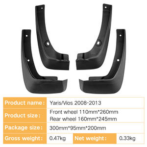 Garde-<span class=keywords><strong>boue</strong></span> de voiture Durable en plastique de haute qualité pour <span class=keywords><strong>Toyota</strong></span> <span class=keywords><strong>Yaris</strong></span>/Vios 2008-2013 accessoires extérieurs garde-<span class=keywords><strong>boue</strong></span> garde-<span class=keywords><strong>boue</strong></span> - Product Image 4
