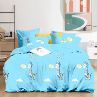 Personnalisé 3d Numérique Housse de couette Offre Spéciale 100% Polyester Ensemble De Literie Avec petit Coeur Impression