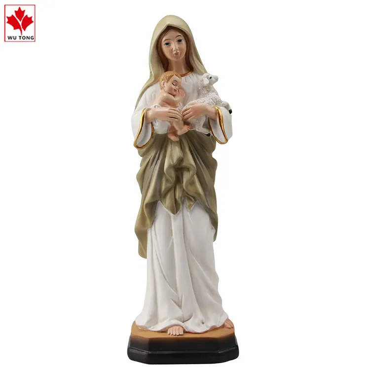 Personalizado pieta jesus maria michelangelo estátua religiosa católica