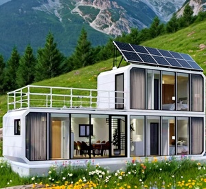 Doreen Solar Roof Container House (20ft/40ft 10 Year Warranty) Breathable Design Providing Off-<b>Grid</b> Power for Remote Weather - Product Image 6
