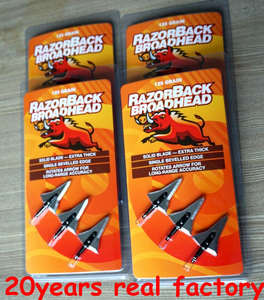 Punta de Flecha de Caza de Acero Inoxidable, Tradicional, de Gran Penetración, 125 Granos, para Arquería - Product Image 4