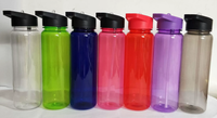 Gobelets à café en plastique personnalisés avec logo, 700 ml, 24 oz, bouteille d'eau de sport pour enfants, voyage, avec couvercle à bec pour étudiants, école, gymnase