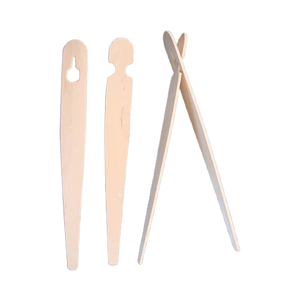 Natural Custom Logo Creative Tableware Natural <strong>Disposable</strong> Flat <strong>Chopsticks</strong> for Fast Food Shop - Product Image 3