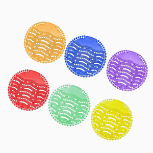 Custom Logo Disposable Deodorant Wave 2.0 Urinal Screen <b>Mats</b> Urinal Screen Deodorizer - Product Image 4