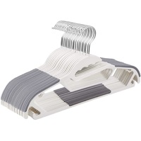 Cintres en plastique ABS antidérapants au design populaire, service OEM, ultra-minces, pour organiser le placard, gain de place, durables