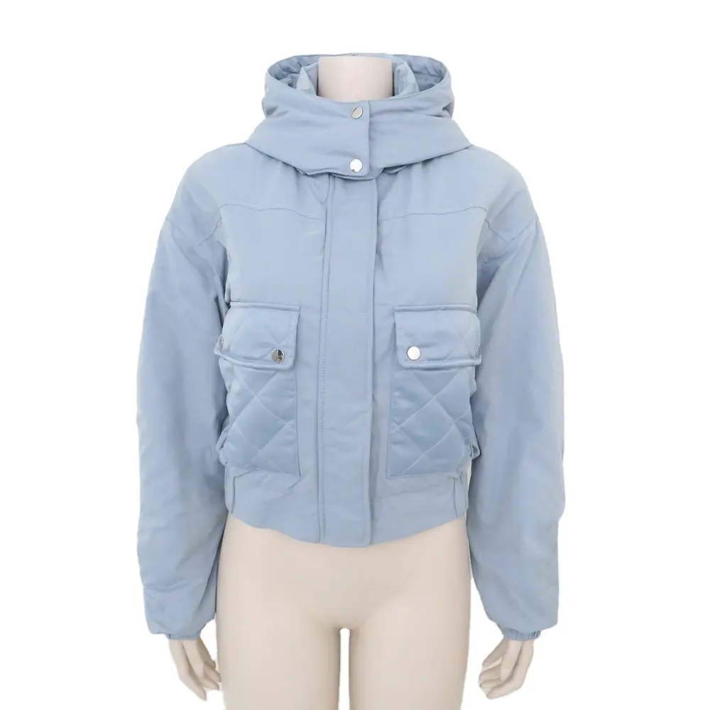 HPP STOCK Off-Price Apparel Stock Lot Garments Whole Cancled Garments Stocks Lady's puffer jacket
