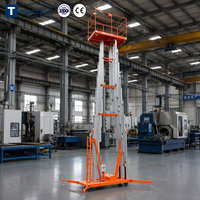 Plateforme aérienne à quatre mâts avec une capacité de 200 kg pour les allées étroites - Garantie d'un an