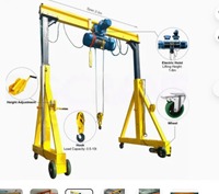 Grue portique électrique de 1 tonne de capacité pour la manutention de matériaux lourds, fournie directement par l'usine en gros – Marque SDCRANE