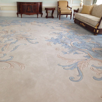Tapis de luxe élégant fait main sur mesure pour salon, villa, chambre, hall d'hôtel, décoration intérieure