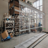 Stores de balcon romains de mousson motorisés/manuels Stores en PVC transparent pour l'extérieur