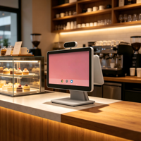 Terminal de point de vente tactile 15,6 pouces avec écran client 11,6 ou 15,6 pouces, Android ou Windows, pour restaurant, supermarché, commerce de détail, caisse