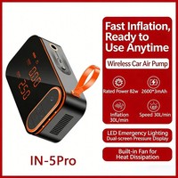 Gonfleur de pneus numérique portable 12V, compresseur d'air pour voiture, batterie externe 7800mAh, certifié CE, moniteur de pression des pneus 150PSI, arrêt automatique, LED