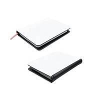 A5/A6 DIY Design Carnets détachables à feuilles mobiles Double face Imprimable Journal Sublimation Blanc Cahier en cuir PU