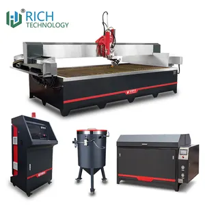 High Pressure Granite Cutting Machine Waterjet RC4020 AC 5-Axis Waterjet Stone Ceramic Cutting Machine