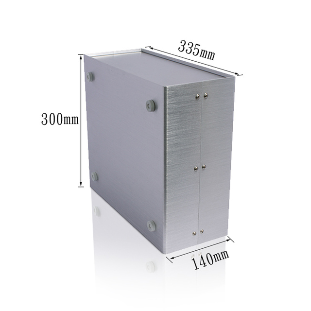 All Aluminum Amplifier Chassis Housing Shell Enclosure Customized Desktop Electronic Home Audio Sound Amplificador Case